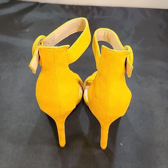 BRAND NEW HERSTYLE CHARMING- ANKLE STRAP ROUNDED BUCKLE OPEN TOE STILETT… - Picture 6 of 16